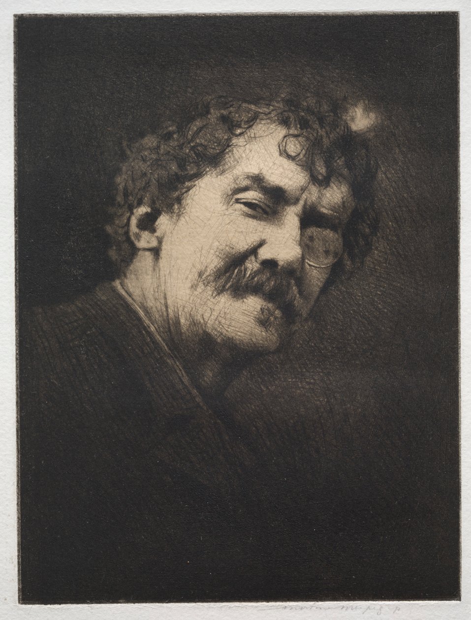 James MacNeill Whistler. by Mortimer Menpes