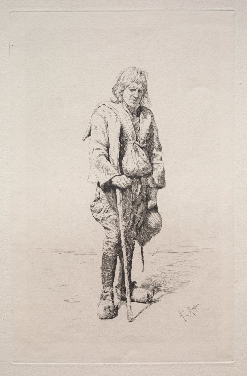 Bastonlu adam by Mortimer Menpes