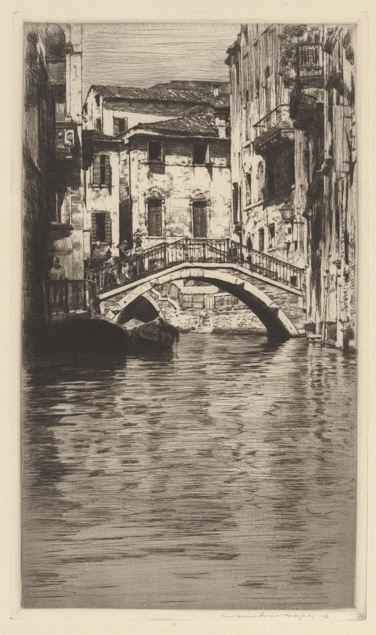 Osmarin Kanalı by Mortimer Menpes