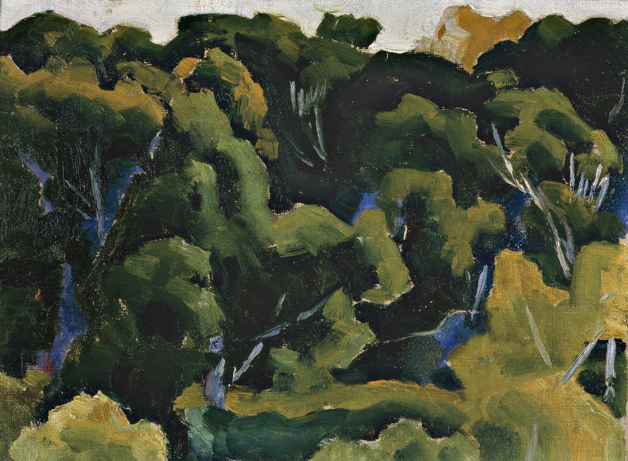 Yeşil Peyzaj, c.1911-1912 by Morton Livingston Schamberg
