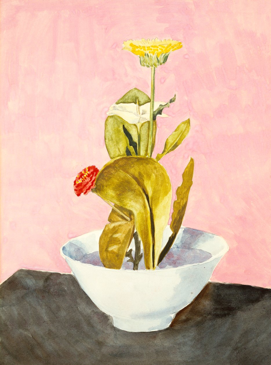 Çiçek Kasesi, 1918. by Morton Livingston Schamberg