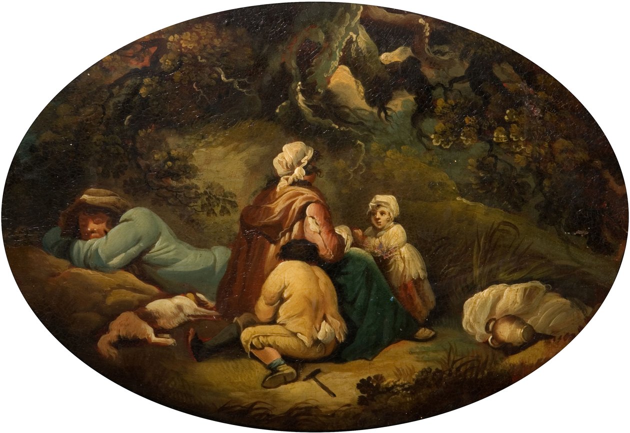 Manzaradaki Çingeneler, 1804. by Moses Haughton