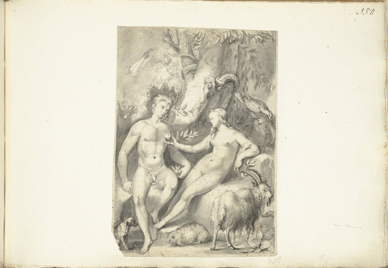Adem ve Havva by Moses Ter Borch