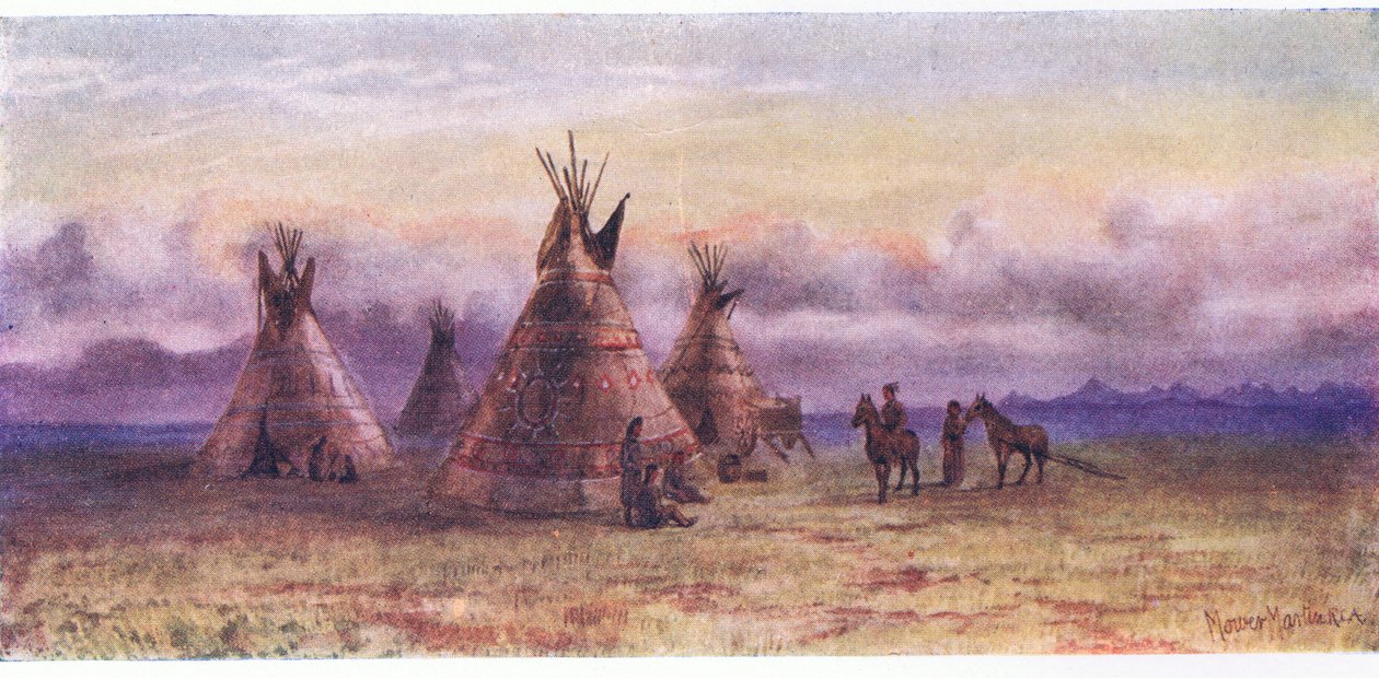 Kızılderili çadırları by Mower Martin