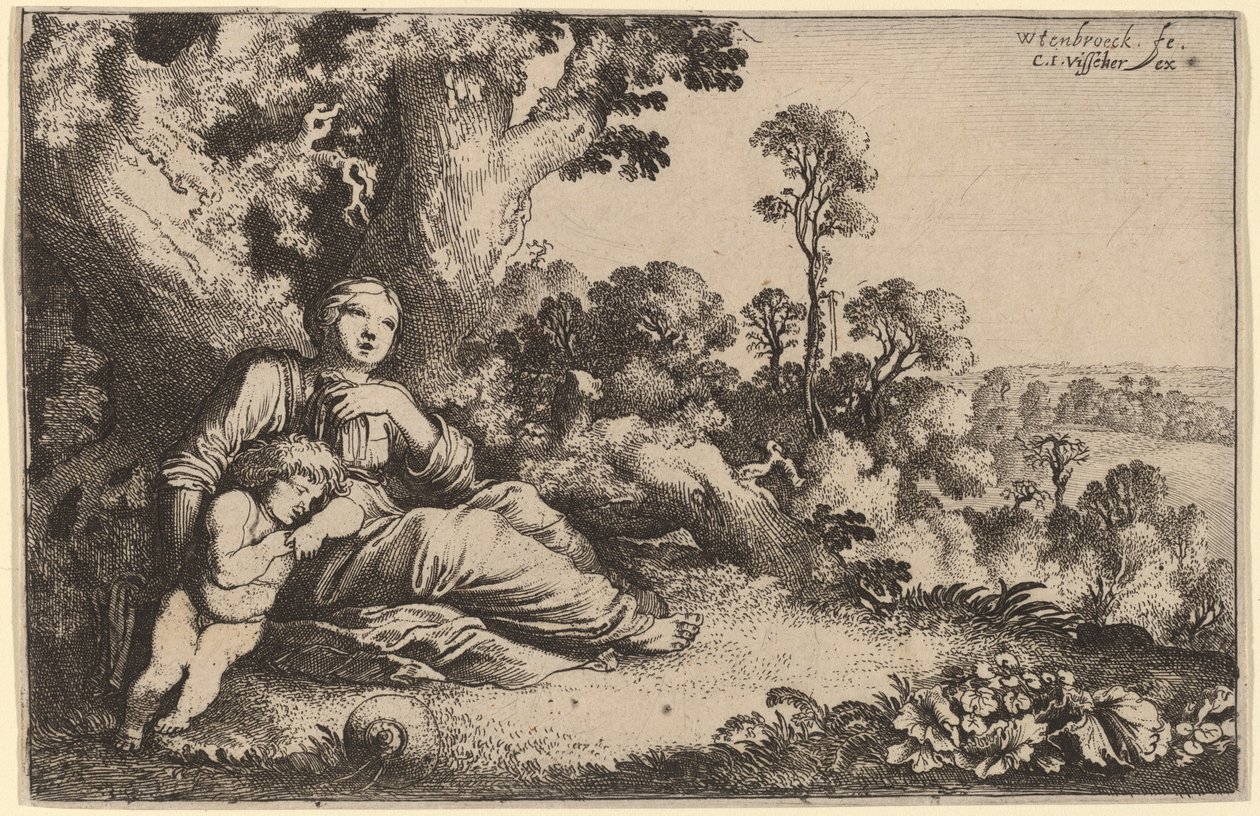 Çölde Hacer by Moyses van Uyttenbroeck