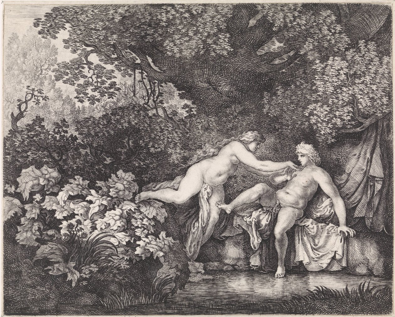 Salamacis ve Hermafrodit by Moyses van Wtenbrouck