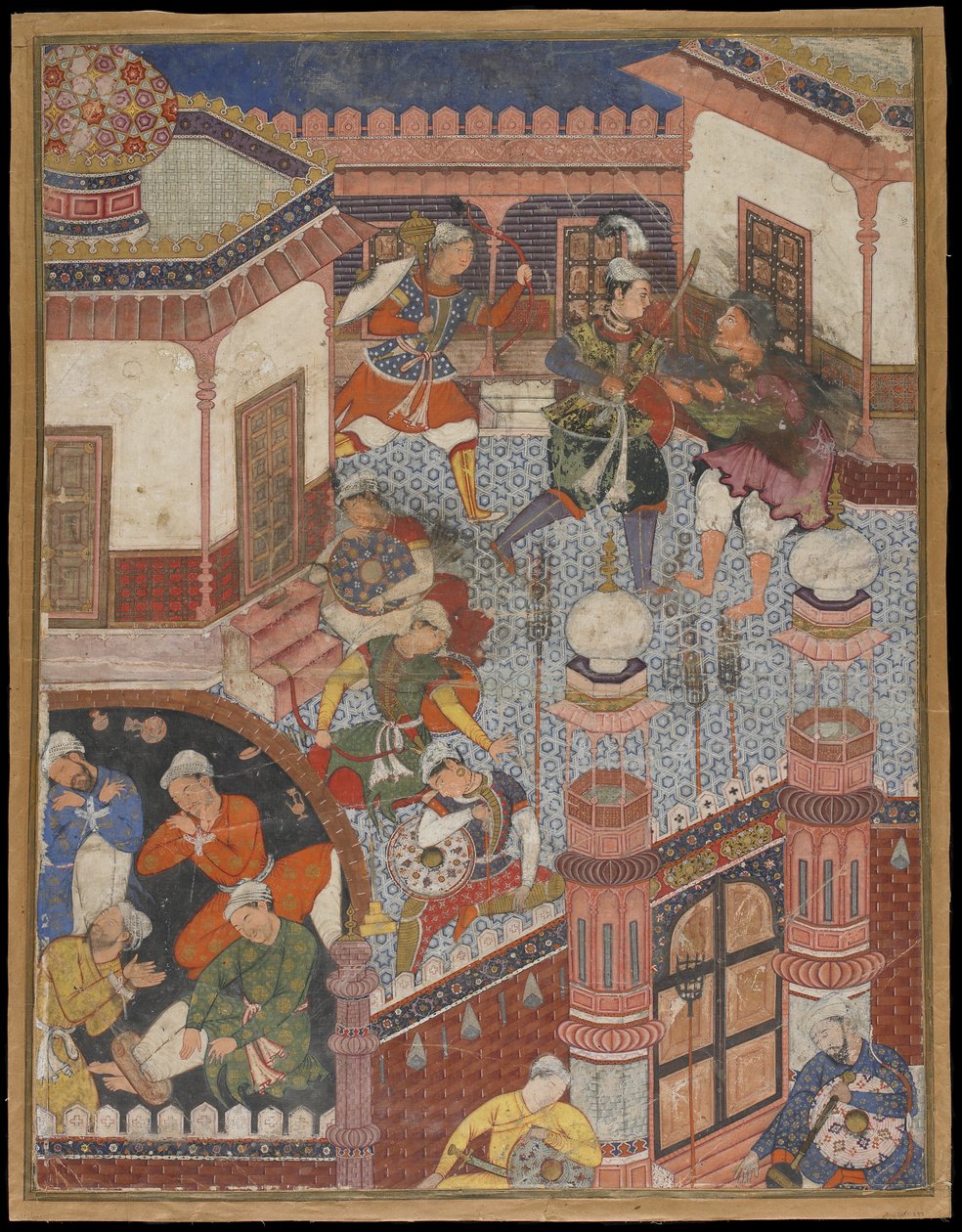 Bilinmeyen resim by Mughal School