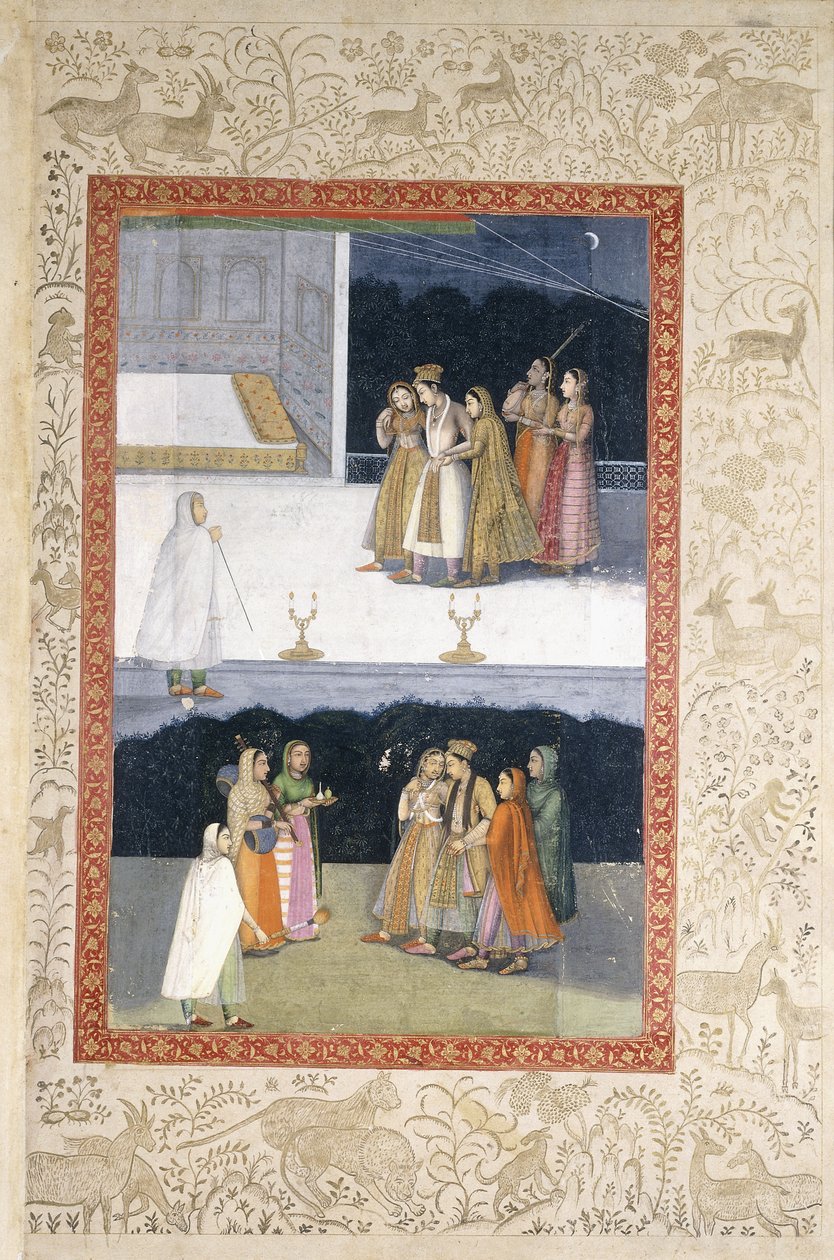 Yorgun Bir Gençlik, c.1720 by Mughal School