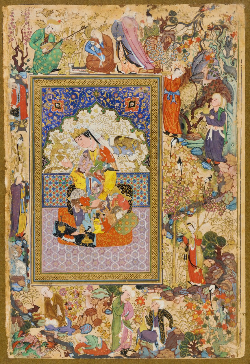 Muhammed Şerif Musavvir ve Muhammed Murâd Semerkandi, Oturan prenses by Muhammad Murad