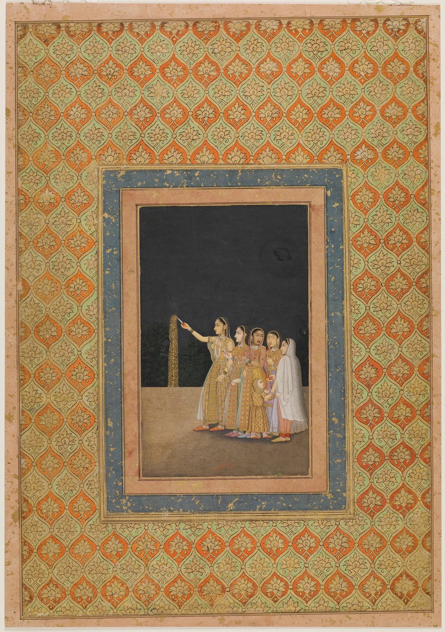Havai fişeklerle oynayan mahkeme bayanlar by Muhammad Afzal