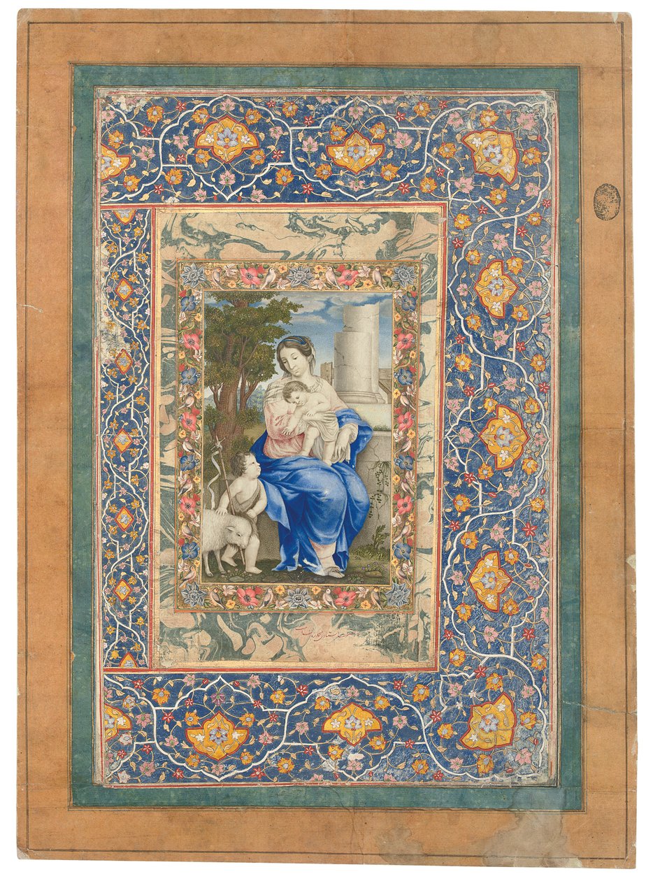 Madonna ve Çocuk, 1682-83 by Muhammad Zaman