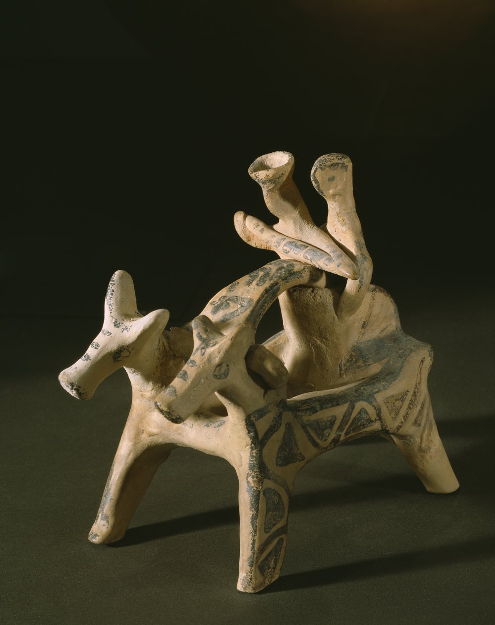 Araba, Marcopoulo'nun mezarından, Attika, Geç Hanedan Dönemi IIIA-IIIB, MÖ 1400-1200 (pişmiş toprak) by Mycenaean