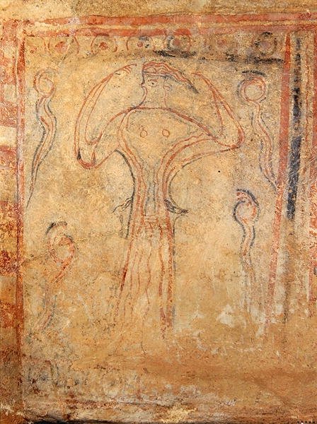 Larnax (seramik) (ayrıca bkz. 288284-288289) by Mycenaean