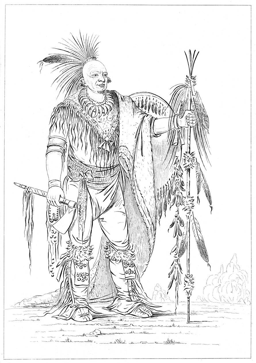 Sac veya Fox cesur, 1841. by Myers and Co