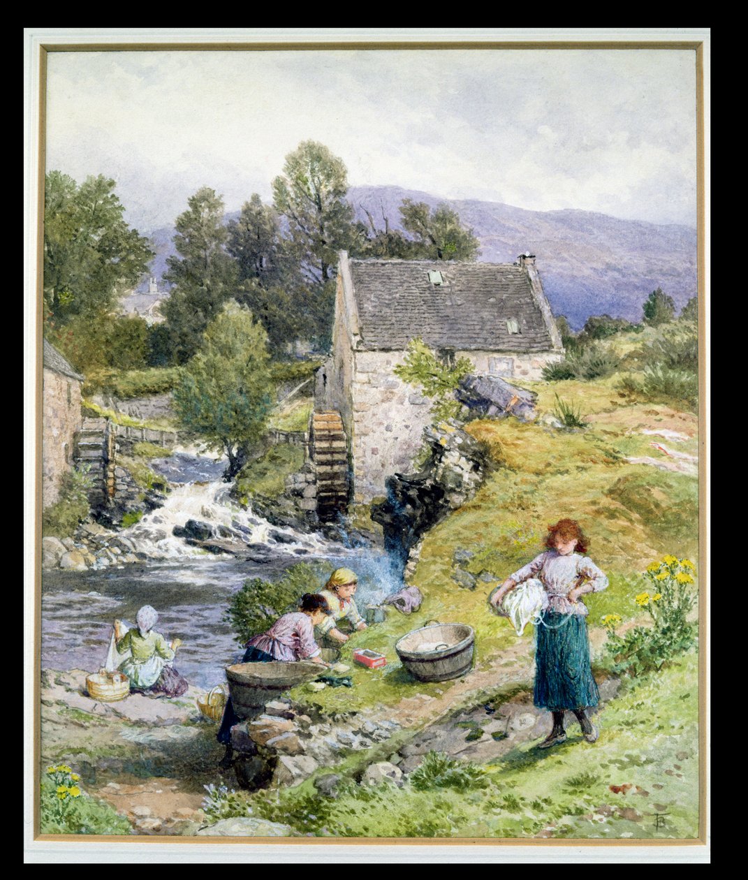 Değirmen Havuzu by Myles Birket Foster