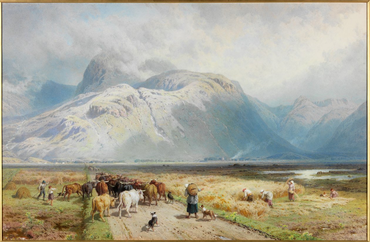Ben Nevis (bodycolour) by Myles Birket Foster