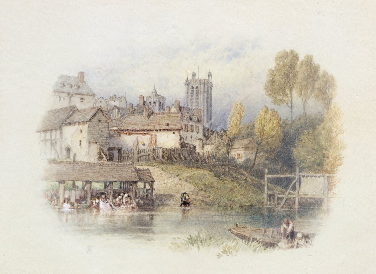 Nantes, Fransa by Myles Birket Foster