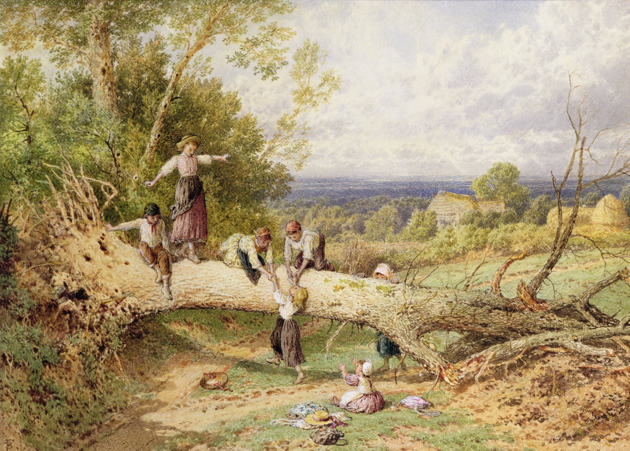 oyun zamanı by Myles Birket Foster