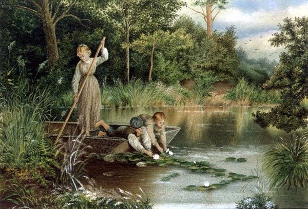 Zambaklar Toplama by Myles Birket (after) Foster