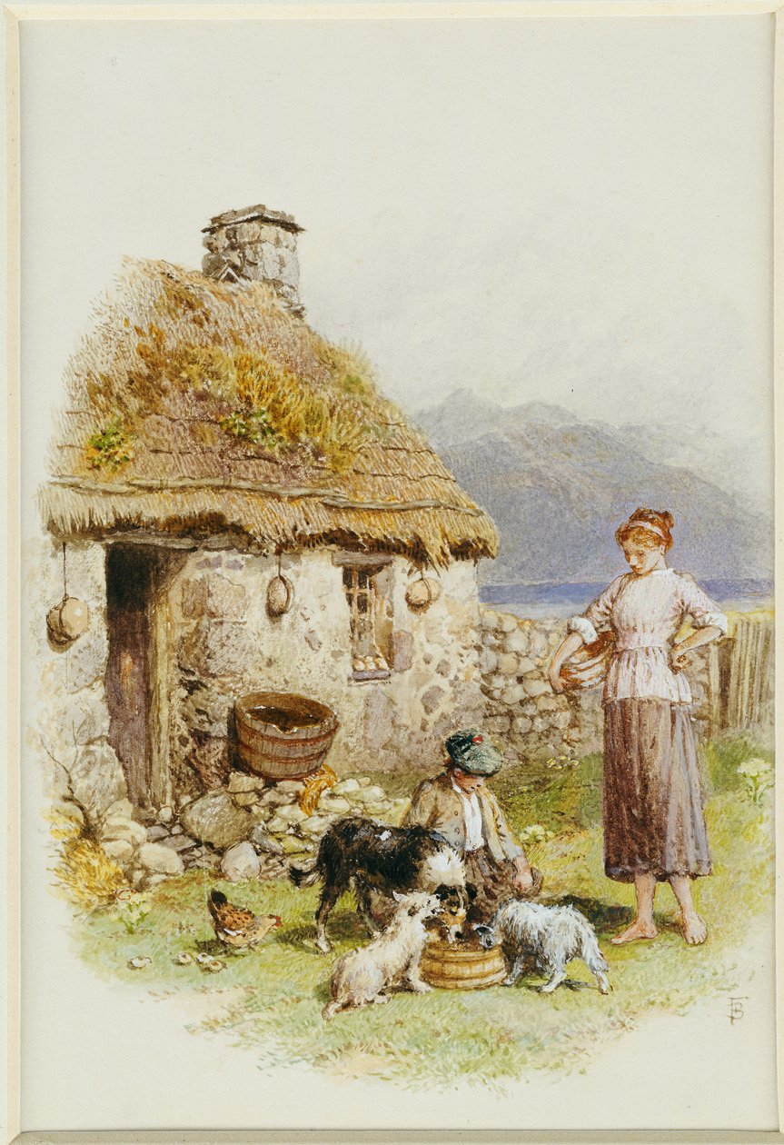 Bir Yayla Kulübesi by Myles Birket Foster
