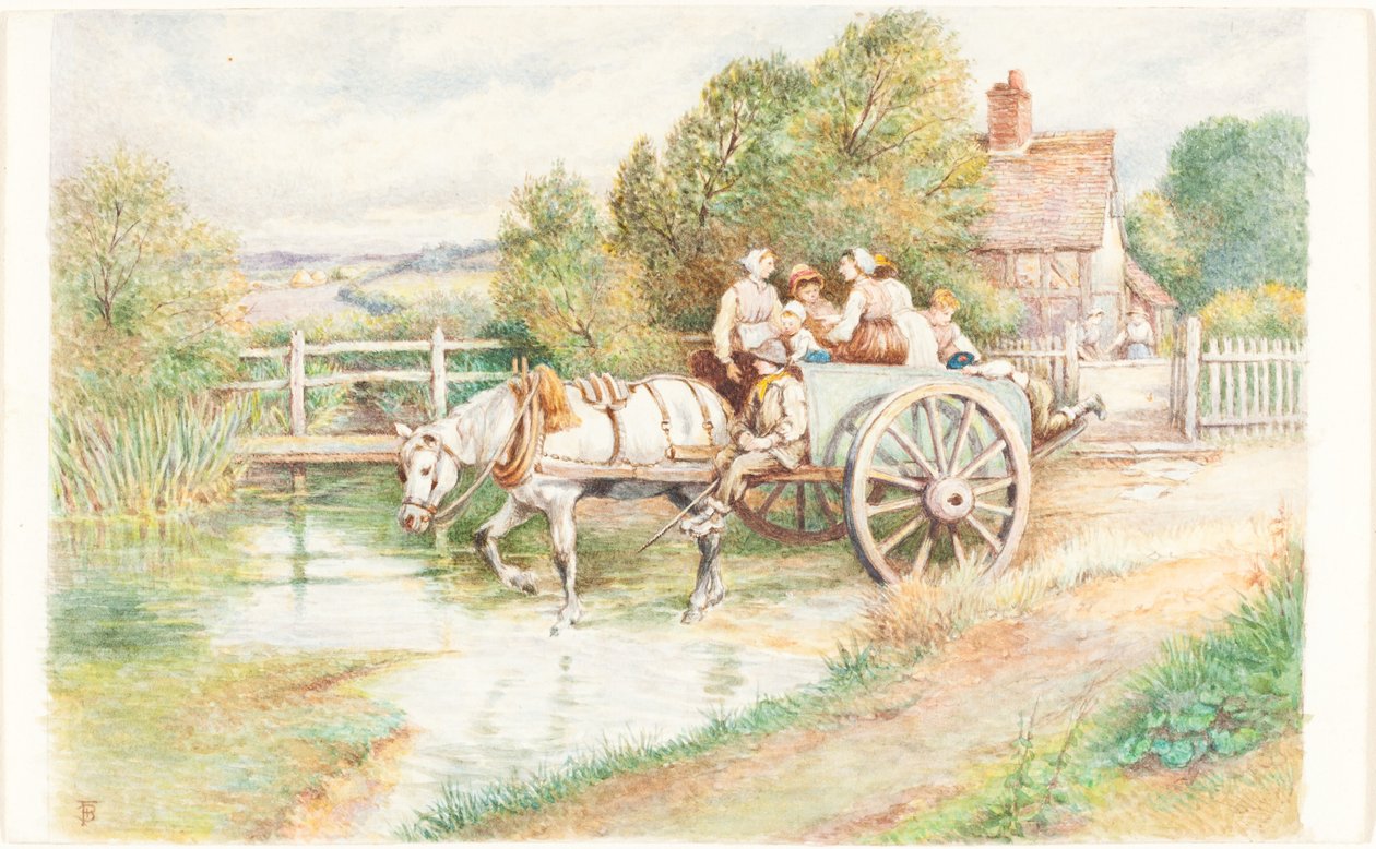 Arabadaki Çocuklar by Myles Birket Foster