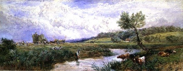 Hasat zamanı by Myles Birket Foster