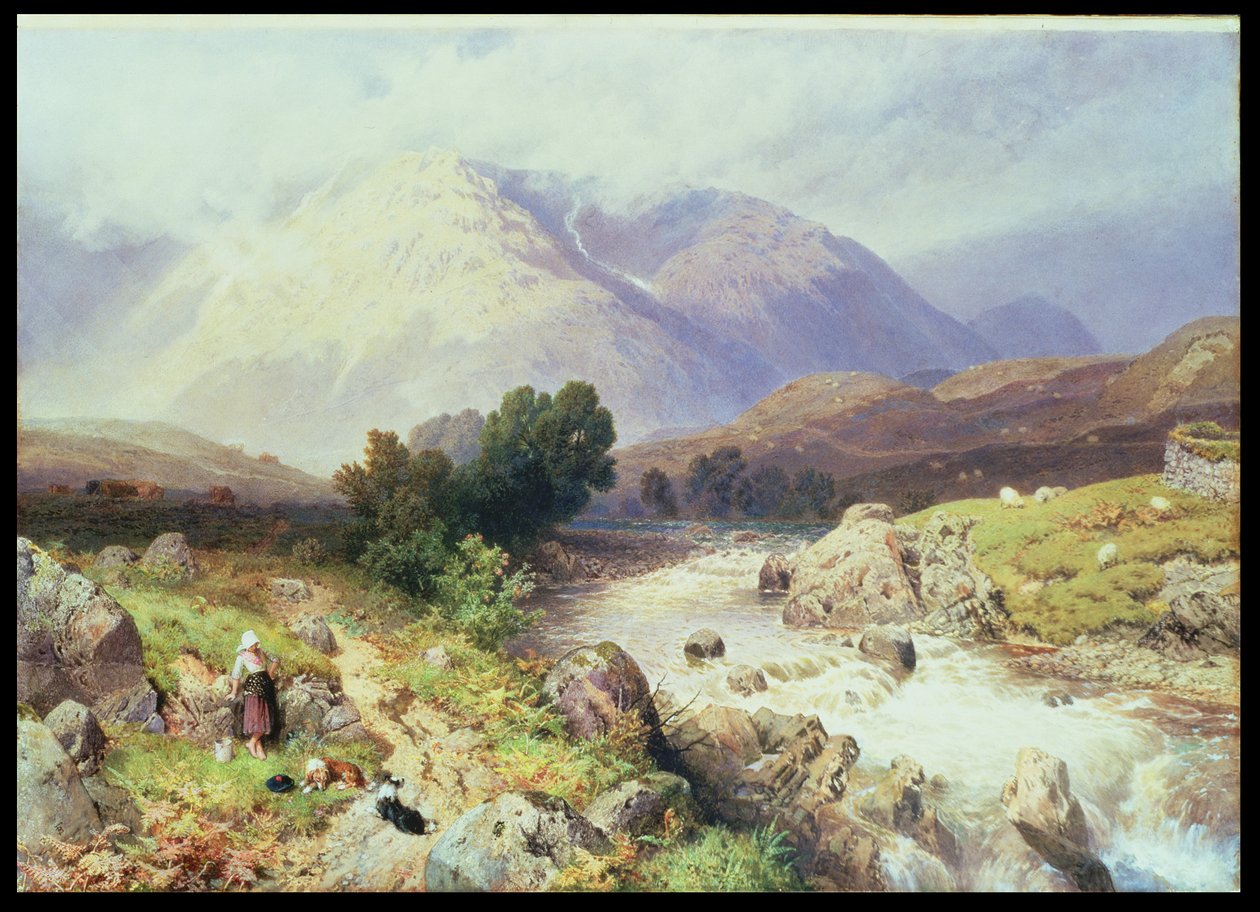 Argyle yakınlarındaki Highlands by Myles Birket Foster
