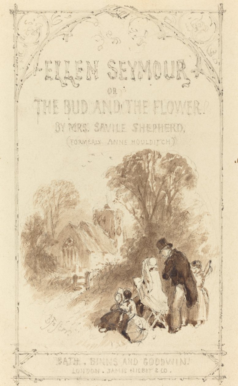 "Ellen Seymour" için Başlık Sayfası by Myles Birket Foster