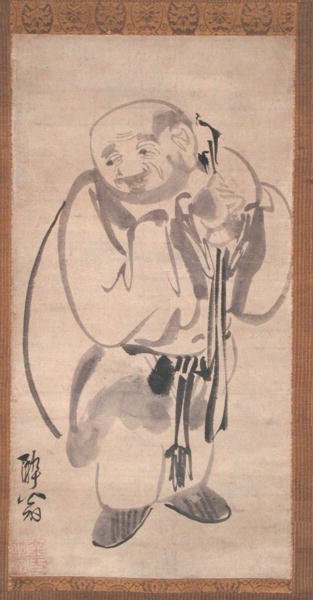 Po-dae (kağıt üzerine kalem ve mürekkep) by Myong kuk Kim