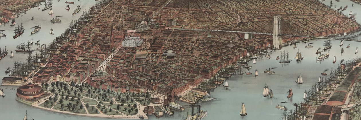 New York Şehri by Nathaniel Currier