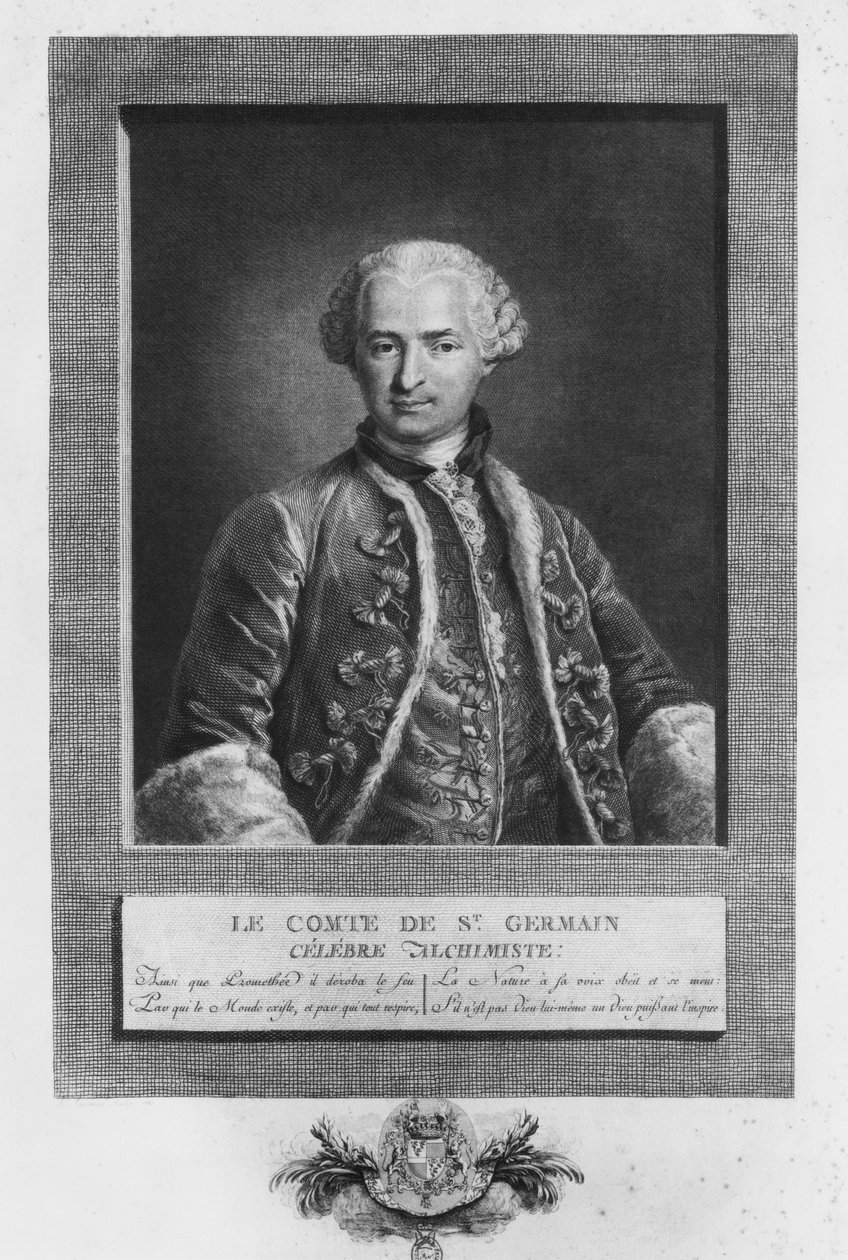 St. Germain Kontu, ünlü simyacı, 1783 by N. Thomas