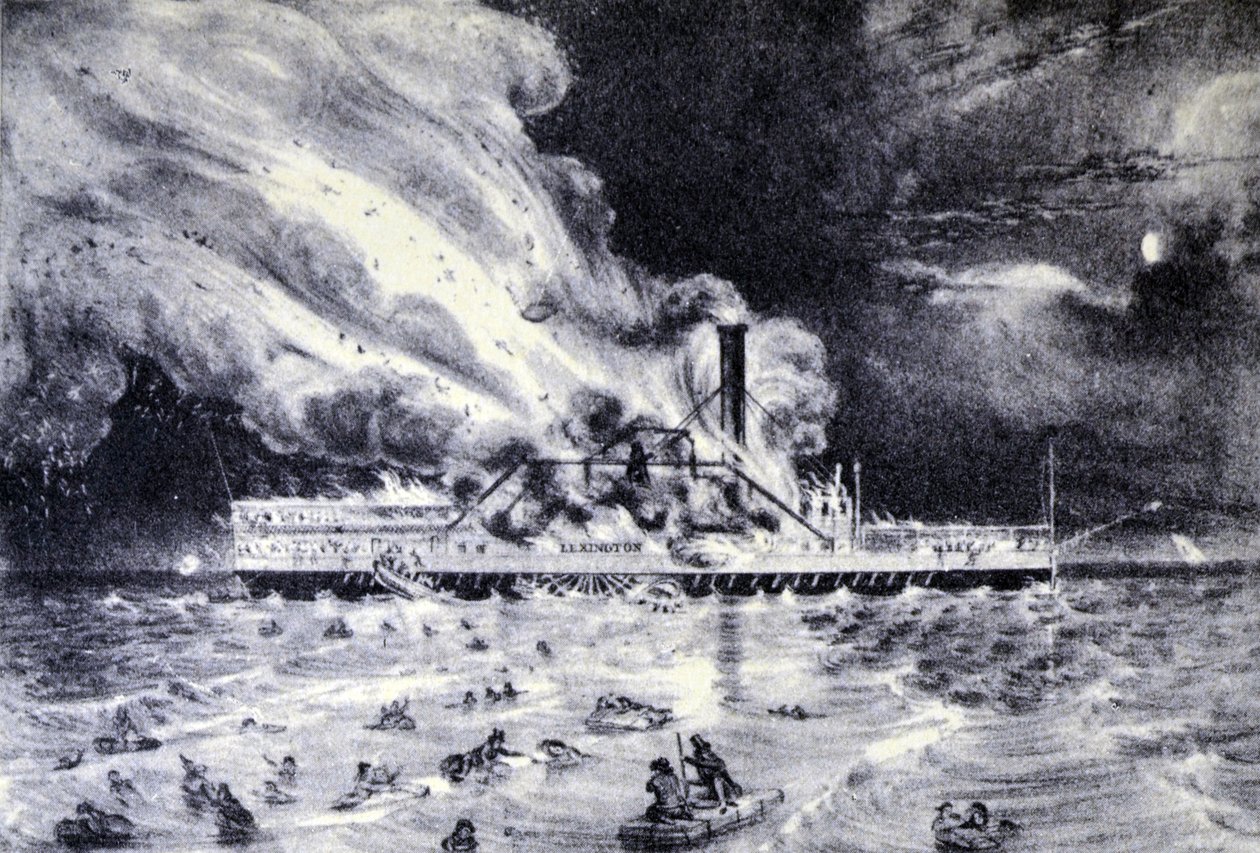Currier & Ives İllüstrasyon 19. Yüzyıl. Lexington, Çimlerin Büyük Hükümdarı ve Yarışçıların Efendisi by N. and Ives, J.M. Currier