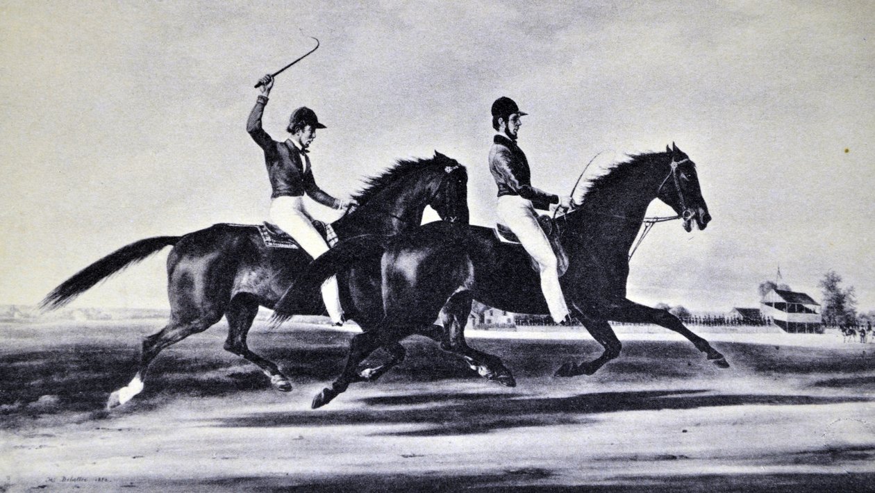 Currier & Ives İllüstrasyon 19. Yüzyıl. Mac ve Zachary Taylor (baskının yapıldığı H. Delattre yağlı boya tablosu) by N. and Ives, J.M. Currier
