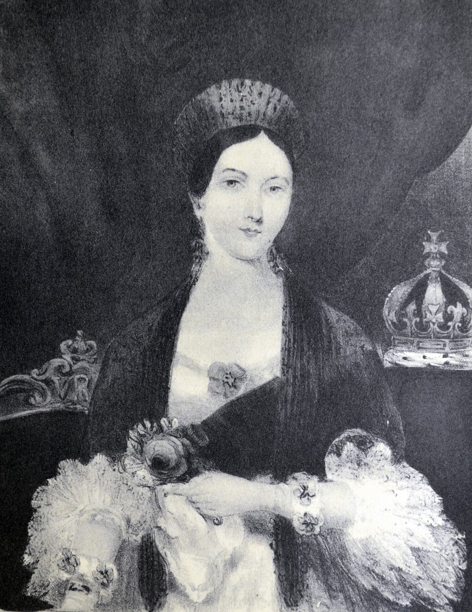 Currier & Ives İllüstrasyon 19. Yüzyıl. Kraliçe Viktorya by N. and Ives, J.M. Currier