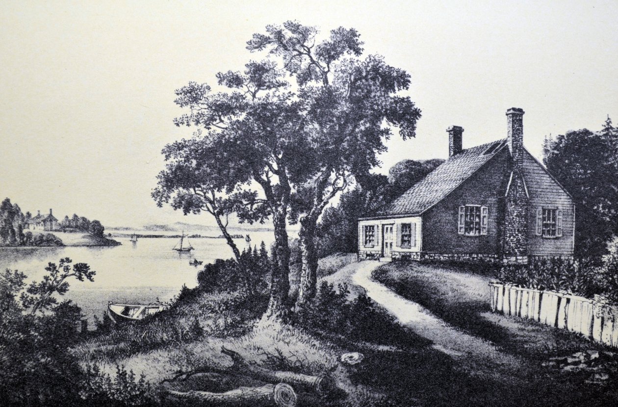 Currier & Ives İllüstrasyon 19. Yüzyıl. Washington
