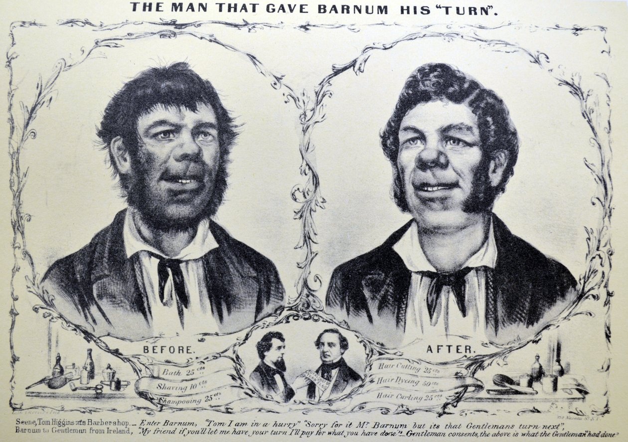 Currier & Ives İllüstrasyon 19. Yüzyıl. Barnum