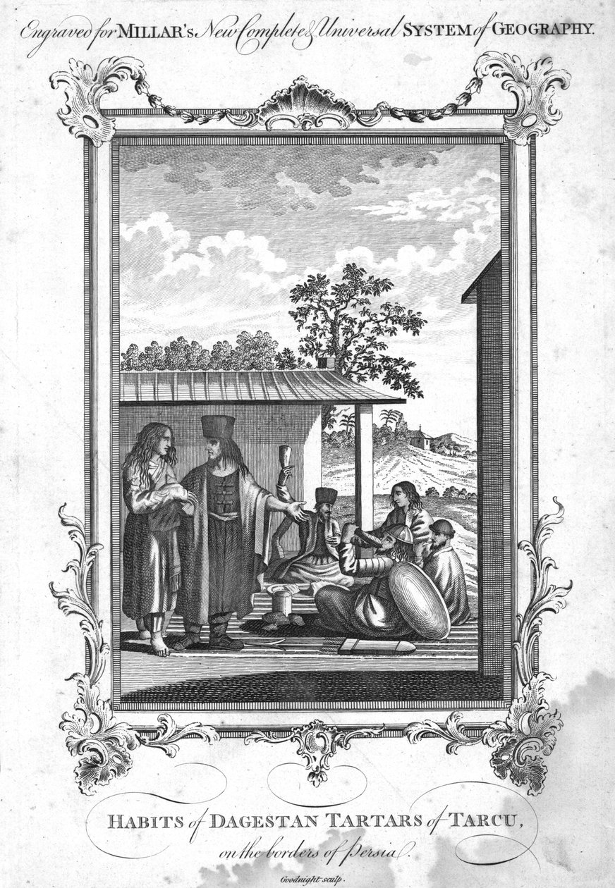 Dağıstanlı Tartarların Alışkanlıkları, İran sınırındaki Tarcu, 1780 by N. C. Goodnight