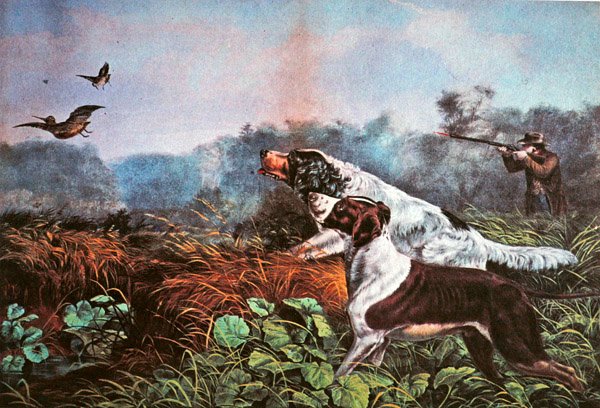 Amerikan Saha Sporları: Her İki Fıçı İçin Bir Şans by Currier and Ives