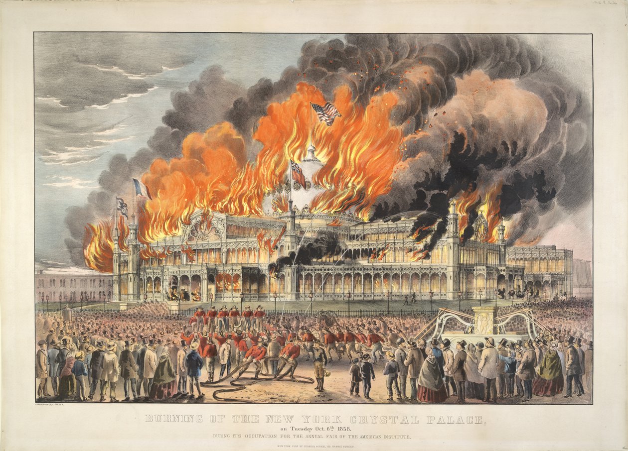 5 Ekim 1858 Salı günü New York Crystal Palace