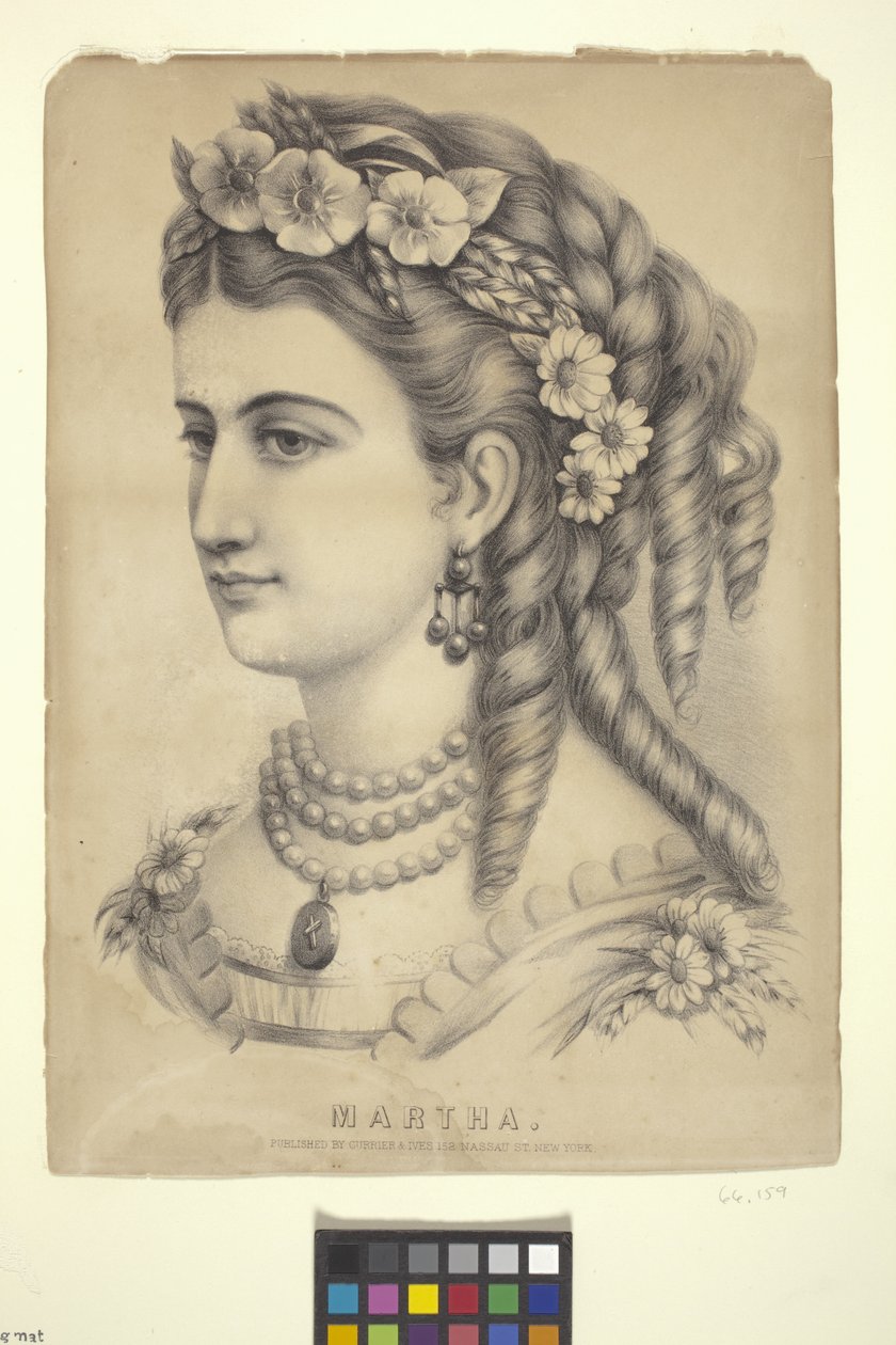 Martha (litografi) by N. and Ives J.M. (1824 95) Currier