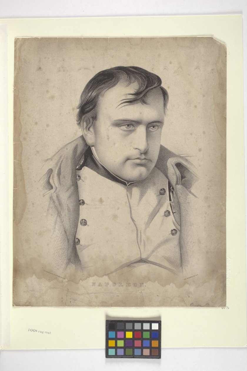 Napolyon (litografi) by N. and Ives J.M. (1824 95) Currier