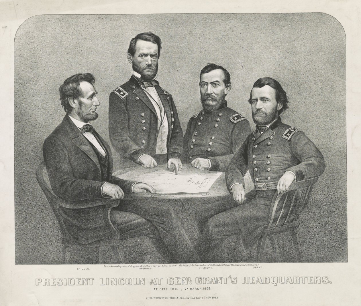 Başkan Lincoln, Genl. Grant