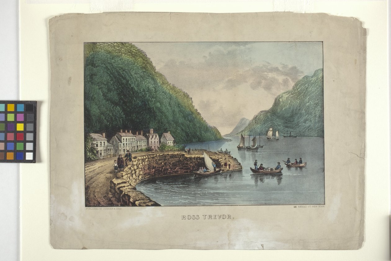 Ross Trevor (elle boyanmış taşbaskı) by N. and Ives J.M. (1824 95) Currier
