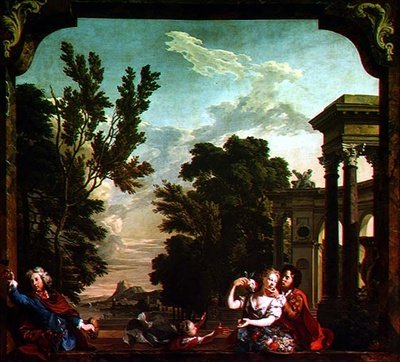 Beş Duyu: Tat by N. and Moucheron I. de Verkolje