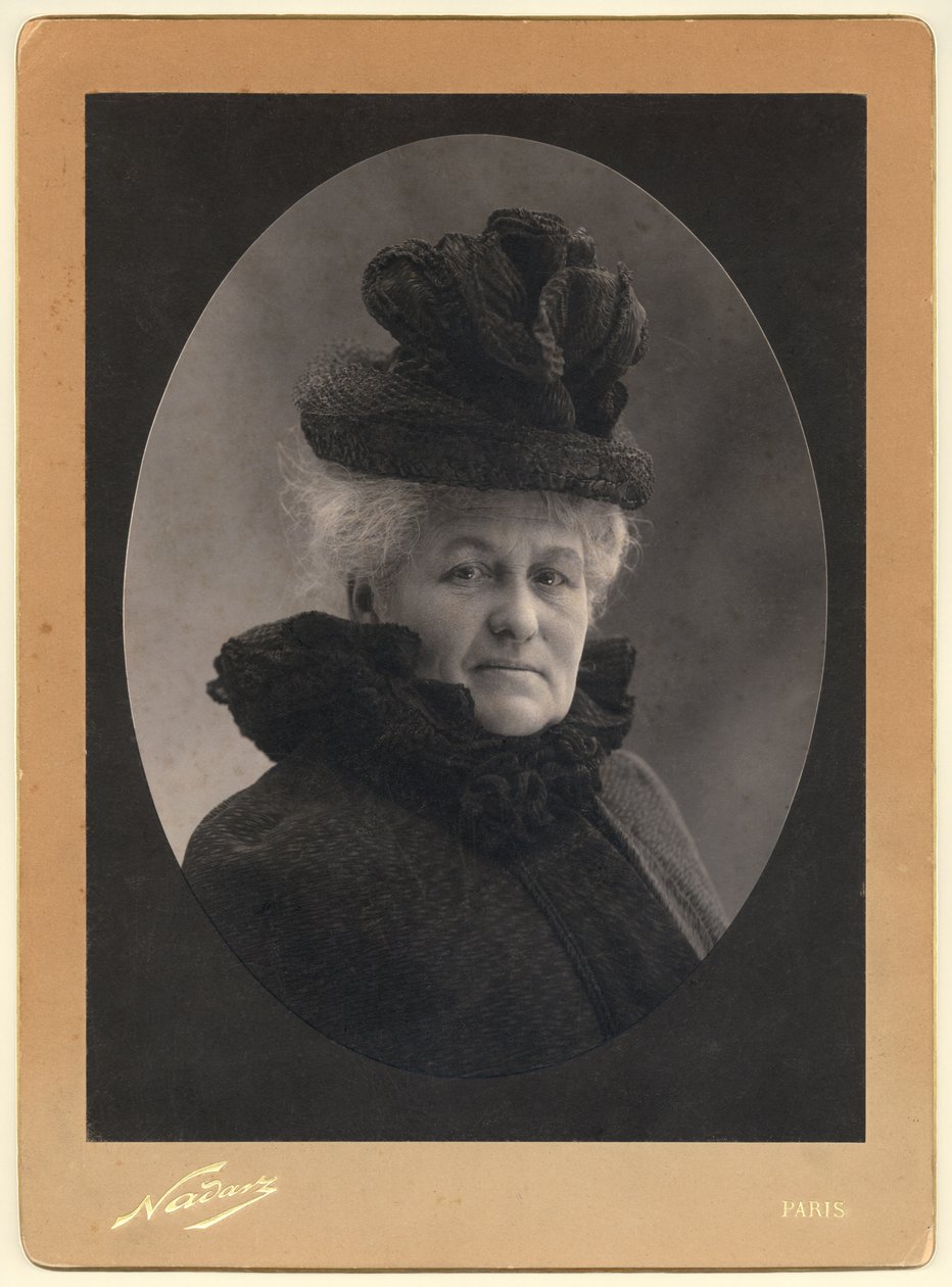 Alice Monet (1844-1911) 1899 (gümüş baskı) by Nadar