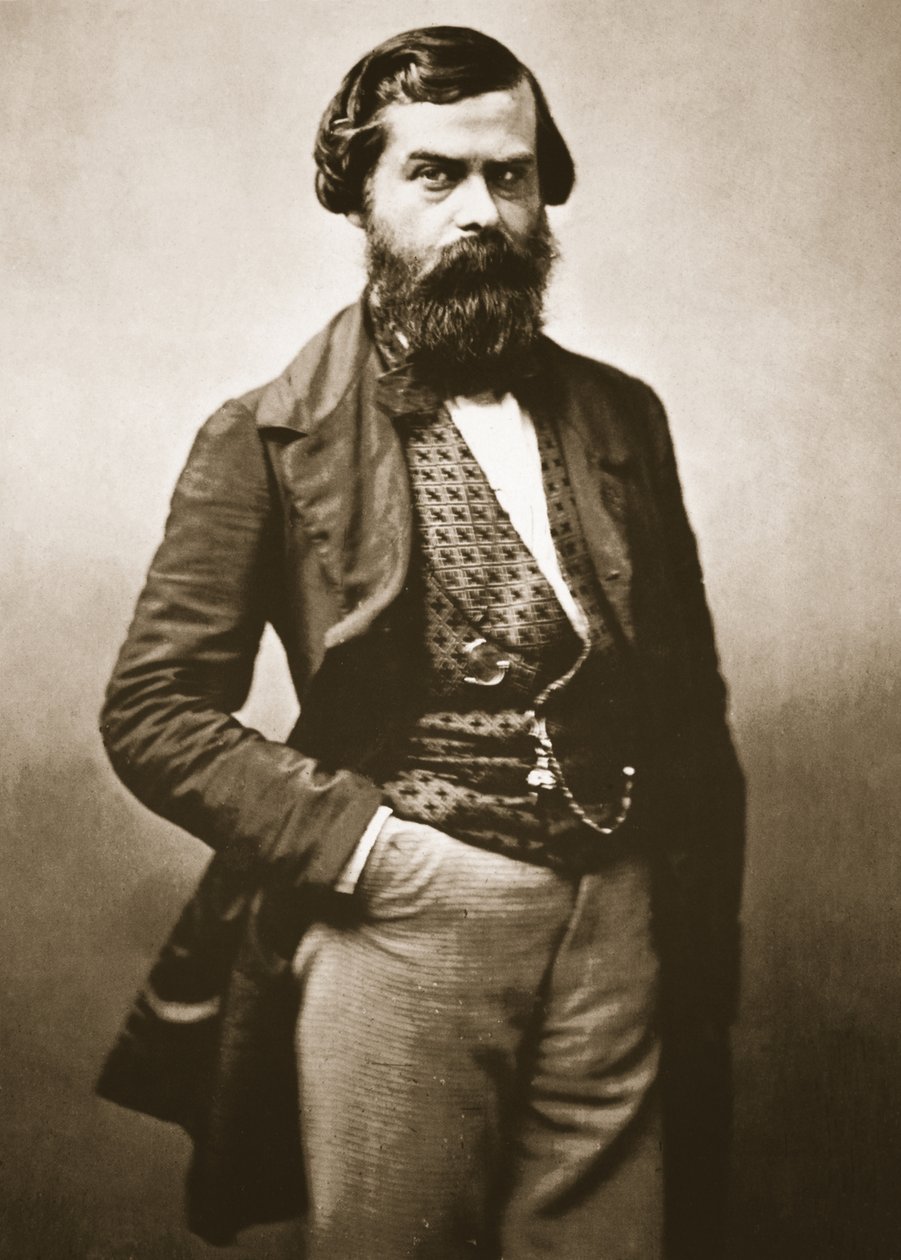 Bertall, 1858 (fotogravür) by Nadar