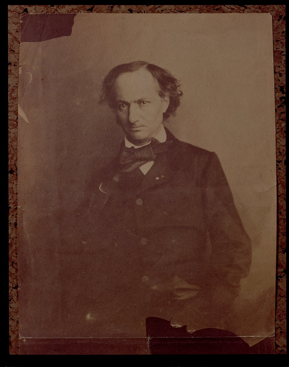 Charles Baudelaire (1820-1867), Fransız şair, portre fotoğrafı by Nadar