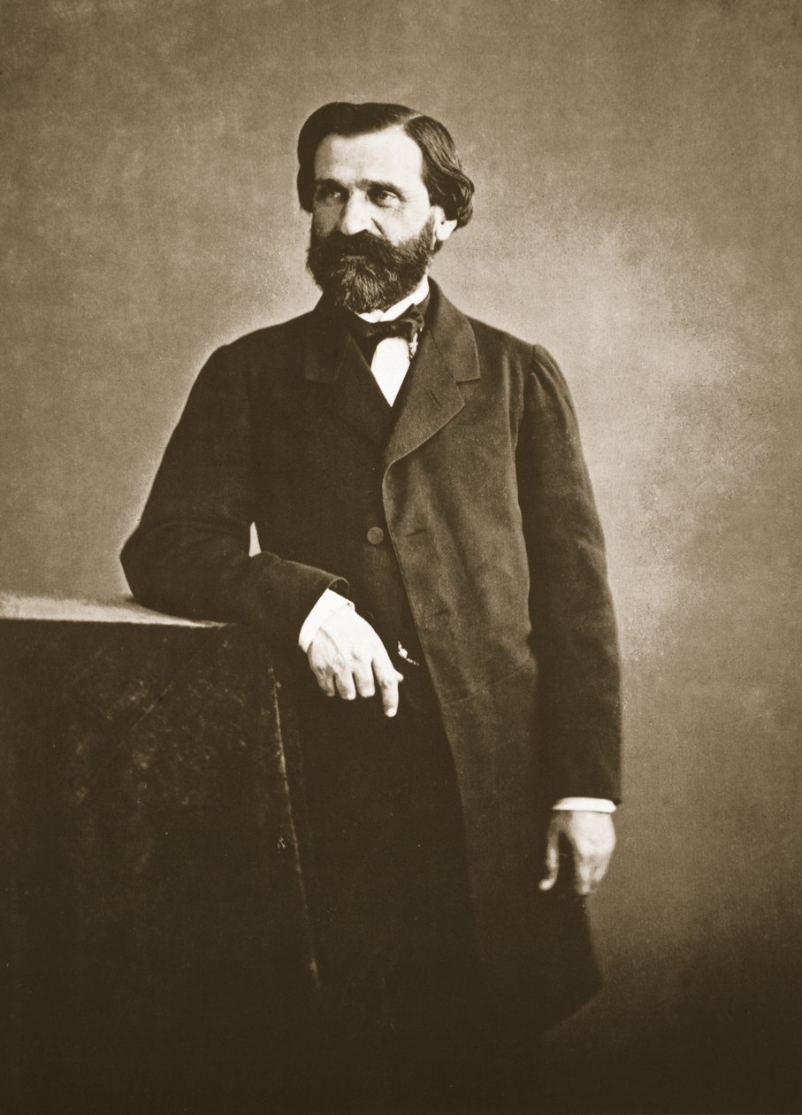 Giuseppe Verdi, 1860 (Fotogravür) by Nadar
