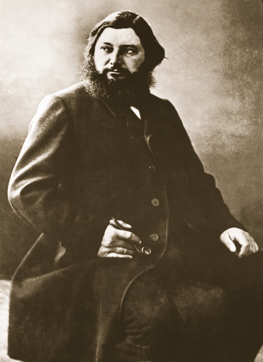 ಗುಸ್ಟಾವ್ ಕೋರ್ಬೆಟ್, ಸಿ.1861 (ಫೋಟೋಗ್ರಾವರ್) ಟರ್ಕ್ by Nadar