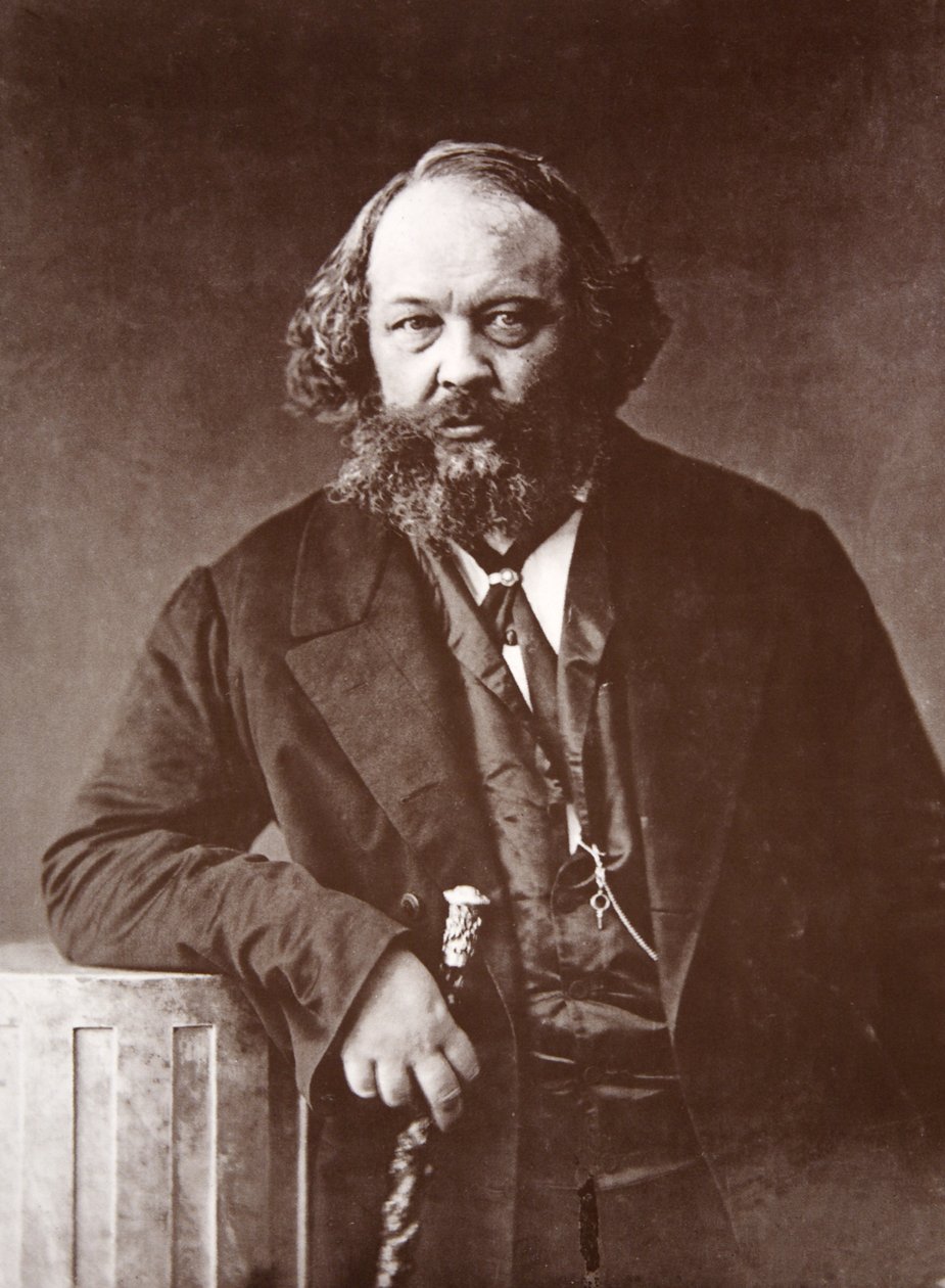 Mikhail Alexandrovitch Bakunine, 1865 dolayları (fotogravür) by Nadar